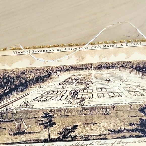 Greetings from Savannah Vintage Wall Decor - Picture 3 of 3